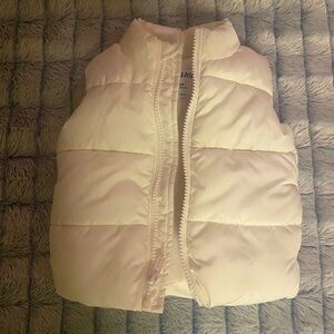 White old navy vest infant